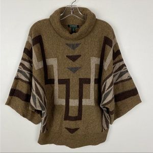 Ralph Lauren Southwestern Cowl Neck Sweater